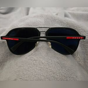 Authentic unisex Black Prada Sport sunglasses